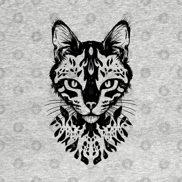 Cute Cat Illusion Design, Funny Cat Lover Gift Idea by PugSwagClothing